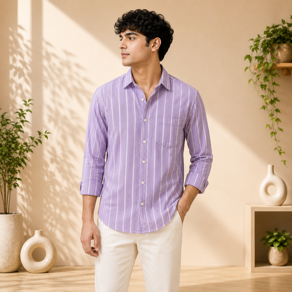 3 Men's Striped Shirt | S-9