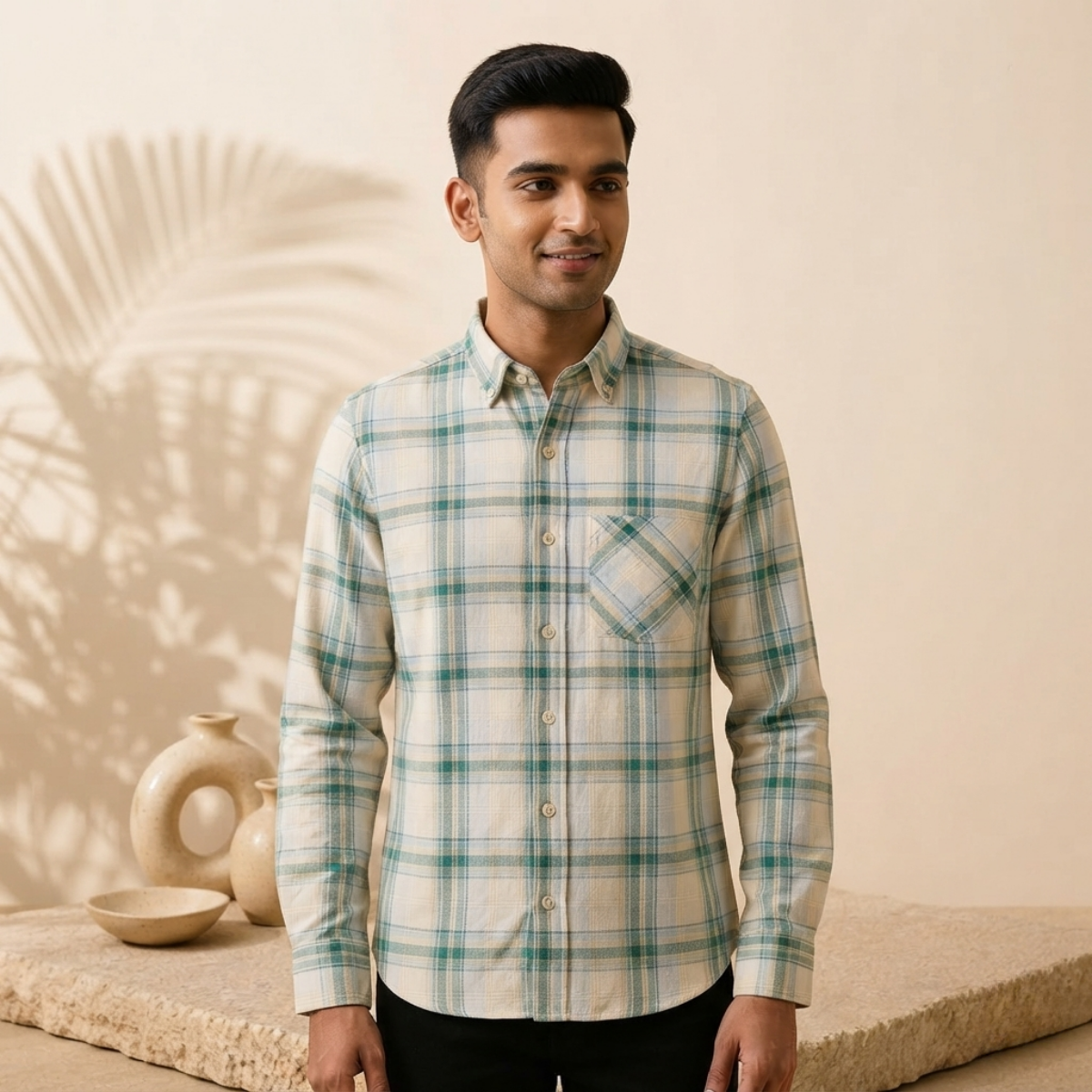 3 Men’s Classic Checked Shirts | C5