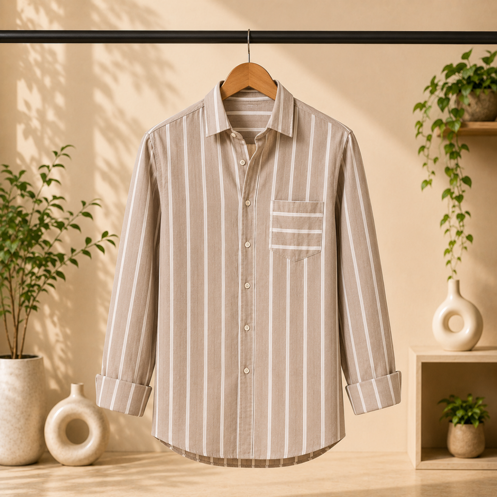 3 Men's Striped Shirt | S-8
