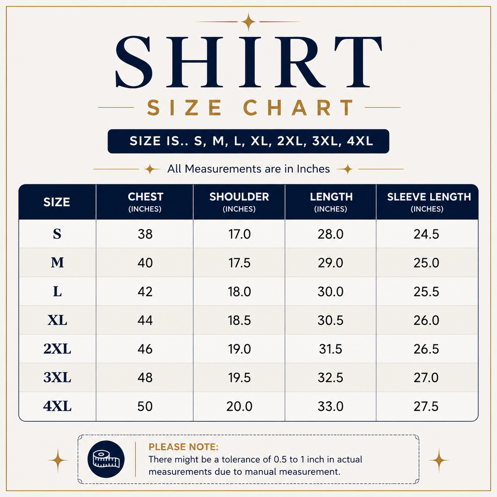 3 Men’s Solid Formal Shirt | S8